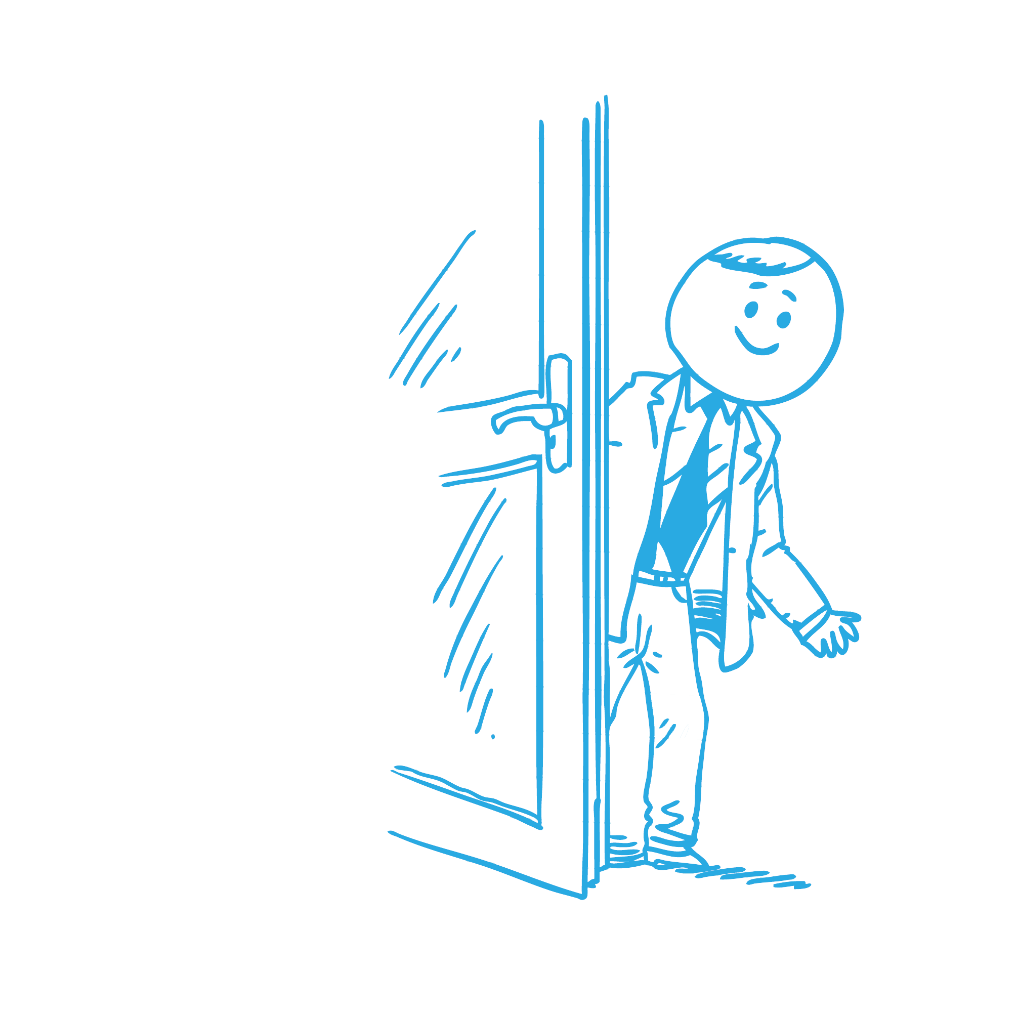 Open Door Sketch