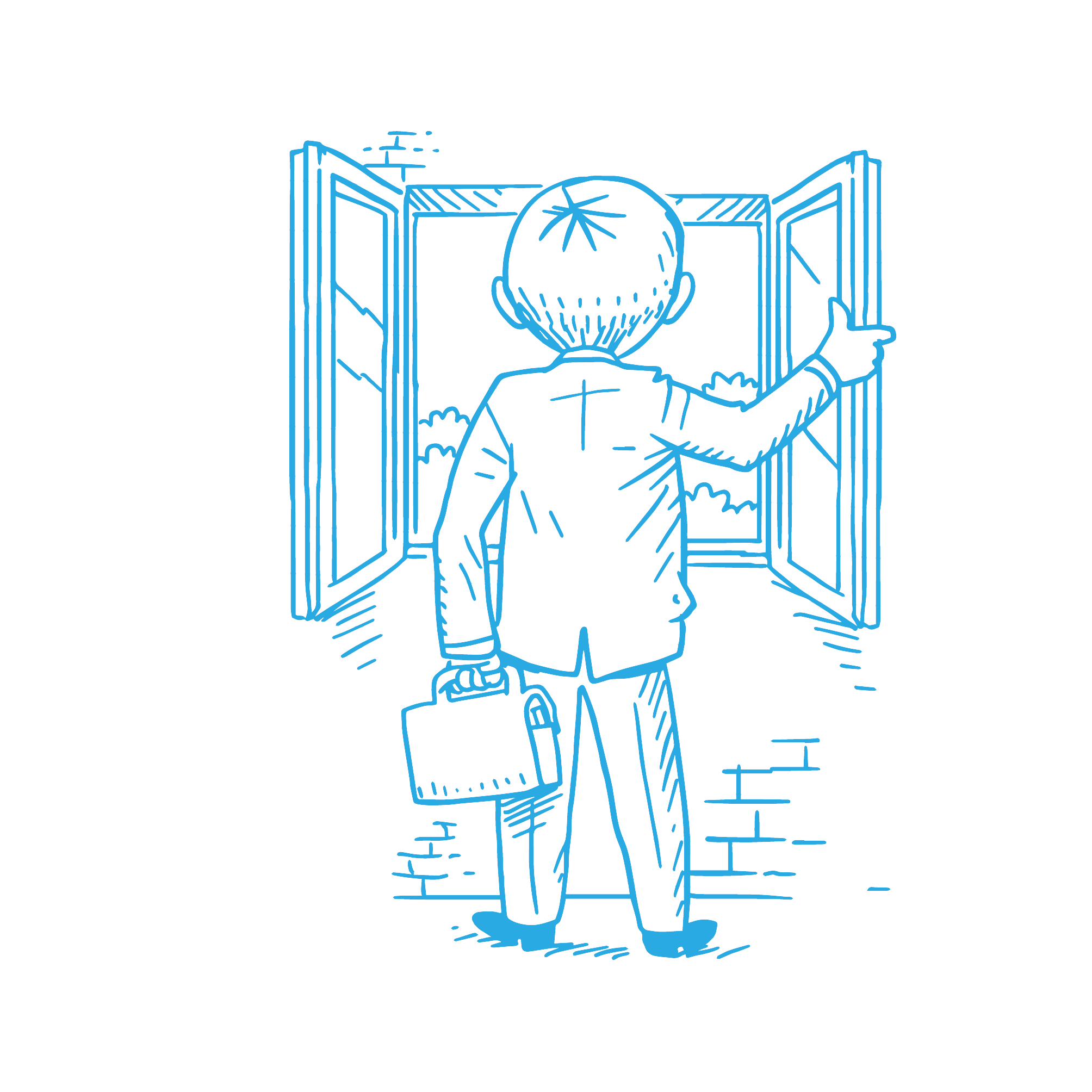 Open Window Sketch