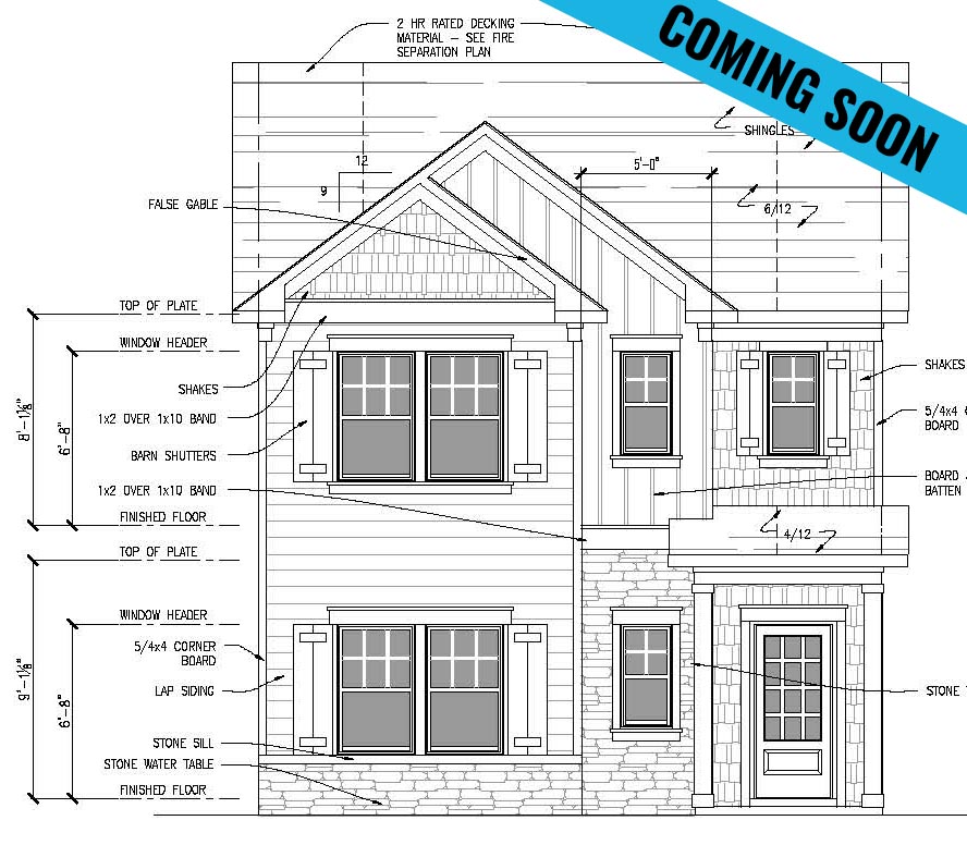 Manford Townhouse plan