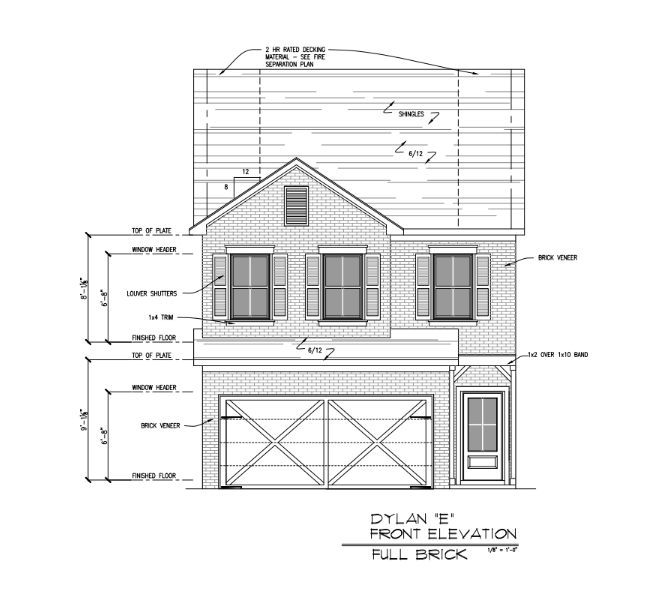 Dylan Townhome plan