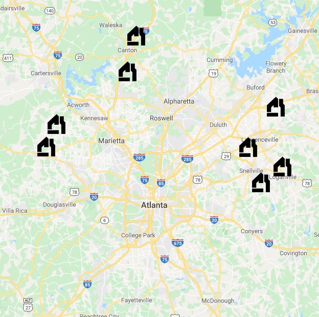 Atlanta map w pins oct 2020